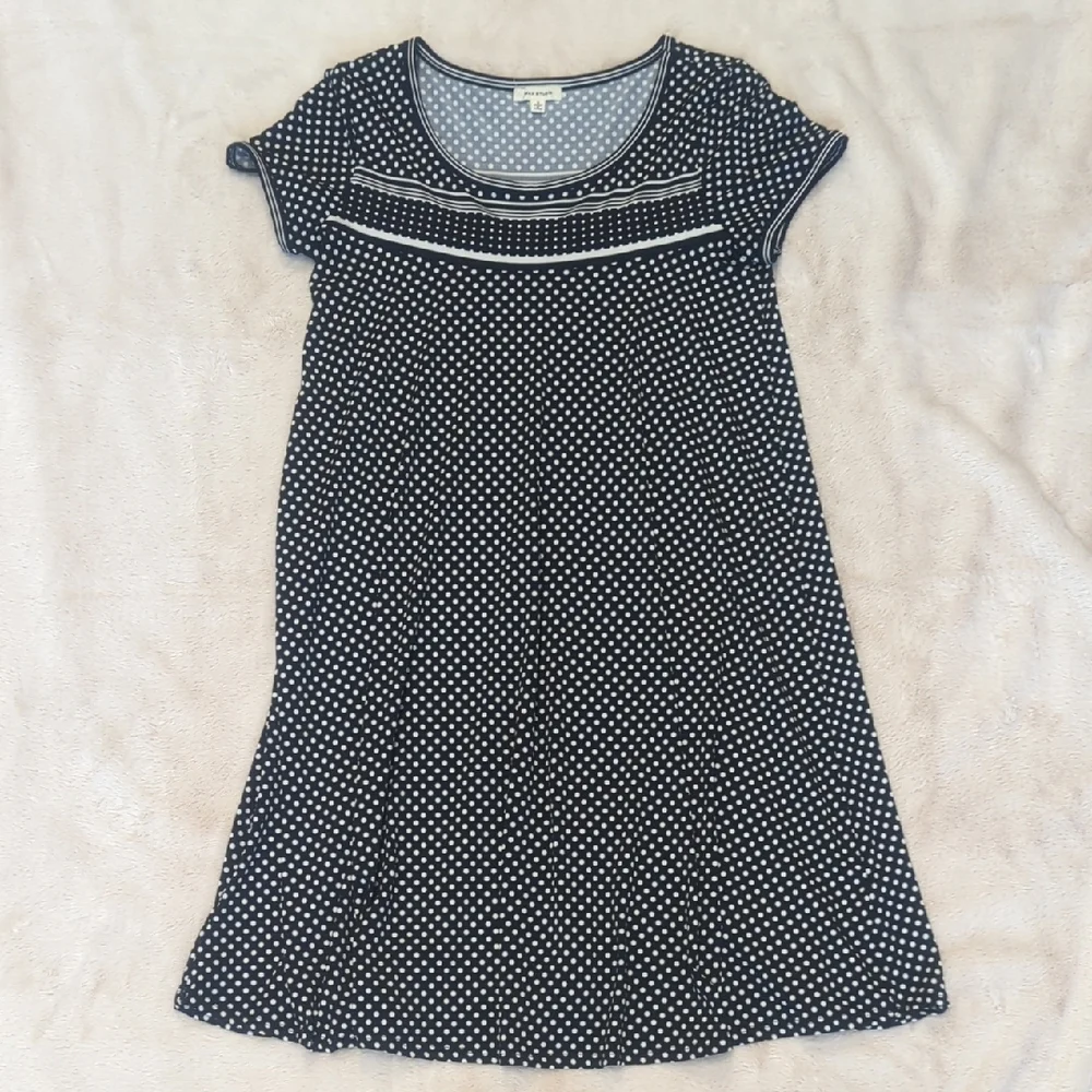 Max Studio Polka Dot Top - Picture 1 of 4